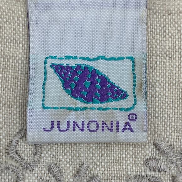 Vintage Ulla Popken Junonia Embroider Linen Jacket - Picture 8 of 14